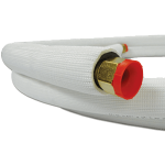 Ductless Lineset, 3/8" x 5/8" x 25', 1/2, White EZ-PULL