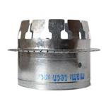 18" Nested Tab Collar for FiberGlass Duct, 28 ga, 14/Cs