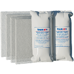 Replacement Media Pads for MicroClean 95 CG Air Cleaner, 16" x 25", 3-Pack